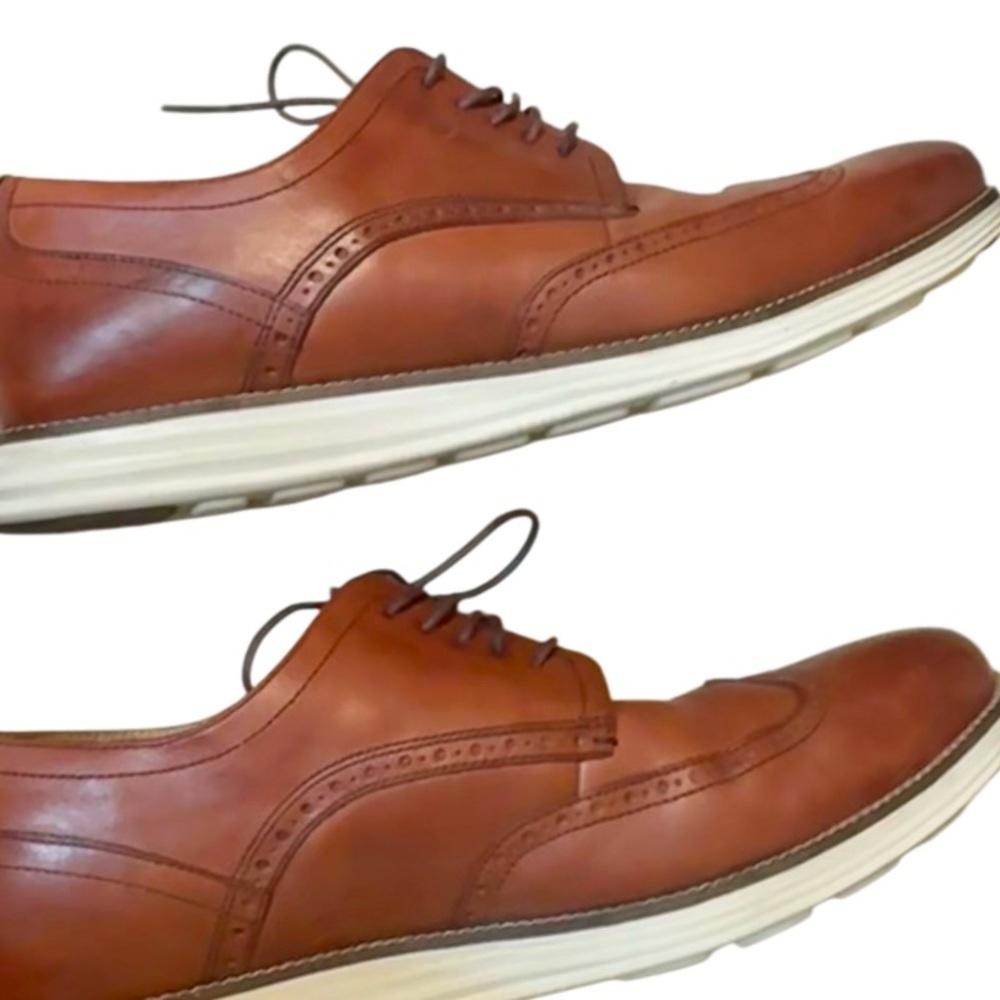 Cole Haan Brown Leather Oxfords - Picture 6 of 16